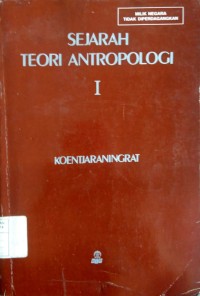 Image of Sejarah Teori Antropologi I