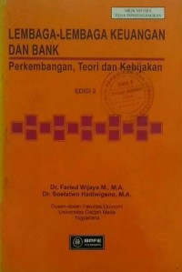 Image of Lembaga-Lembaga Keuangan dan Bank : Perkembangan, Teori dan Kebijakan Edisi 2
