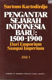 Image of Pengantar Sejarah Indonesia Baru : 1500-1900 Dari Emporium Sampai Imperium Jil 1