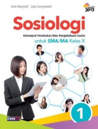 Image of Sosiologi untuk SMA Kelas X