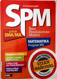 Image of SPM Matematika Program IPS untuk SMA/MA